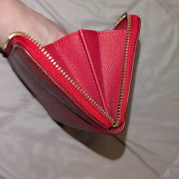 Cherry Red Coach Wallet - Picture 4 of 6